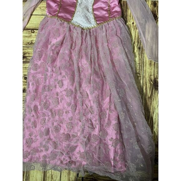 Disney Store Sleeping Beauty Dress Girls M 7/8 - Picture 4 of 9